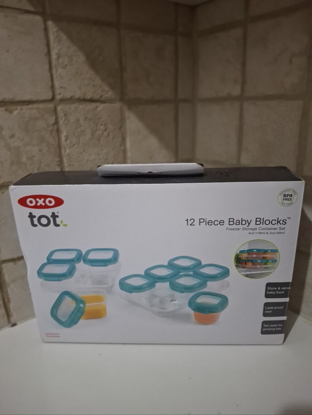 OXO tot 2 oz & 4 Oz Freezer Food Storage Containers